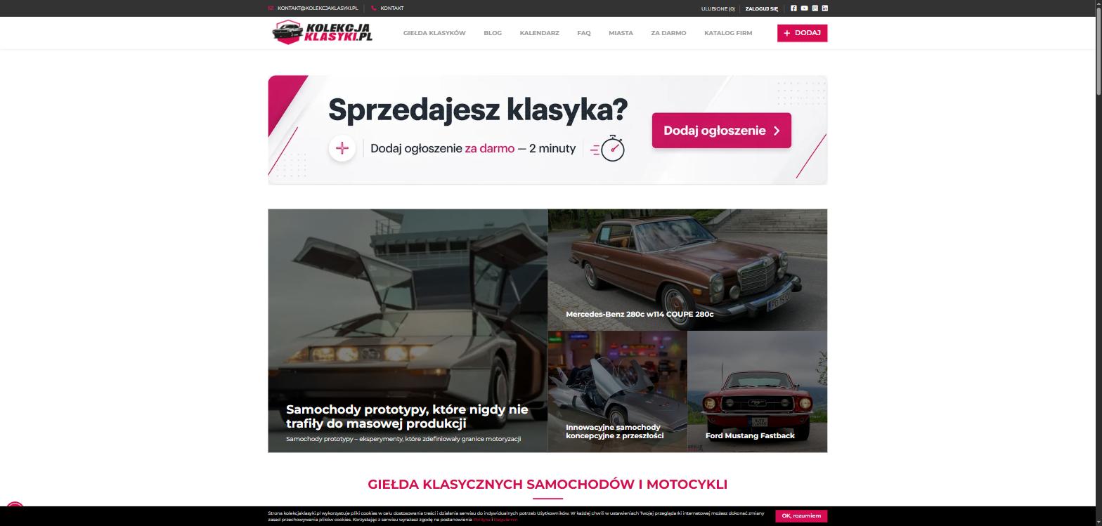 kolekcjaklasyki.pl - realizacja WXQ