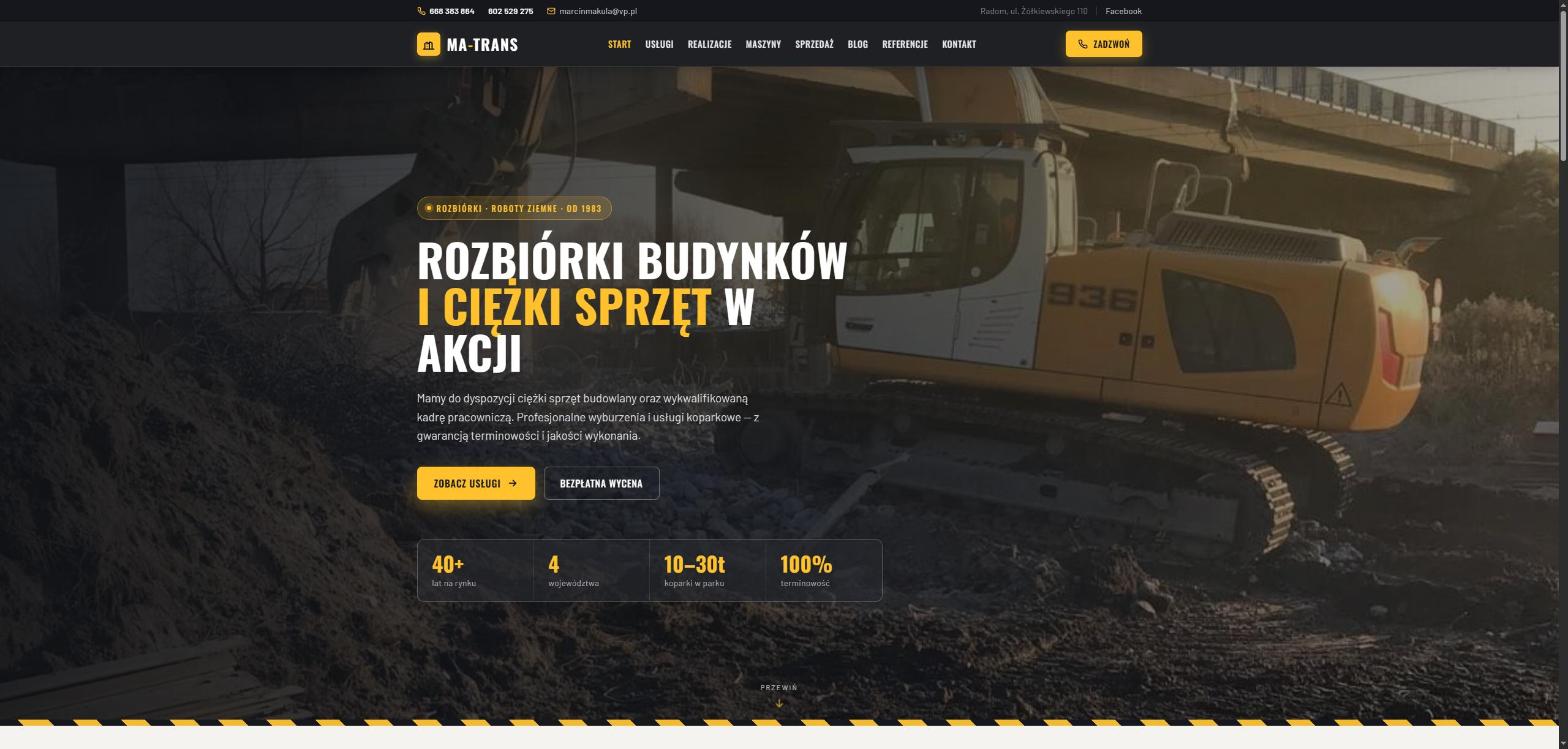 ma-trans.radom.pl - realizacja WXQ