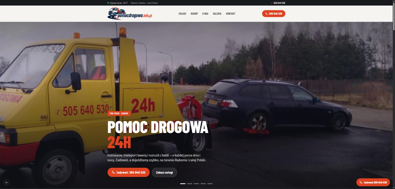 pomocdrogowa.info.pl - realizacja WXQ