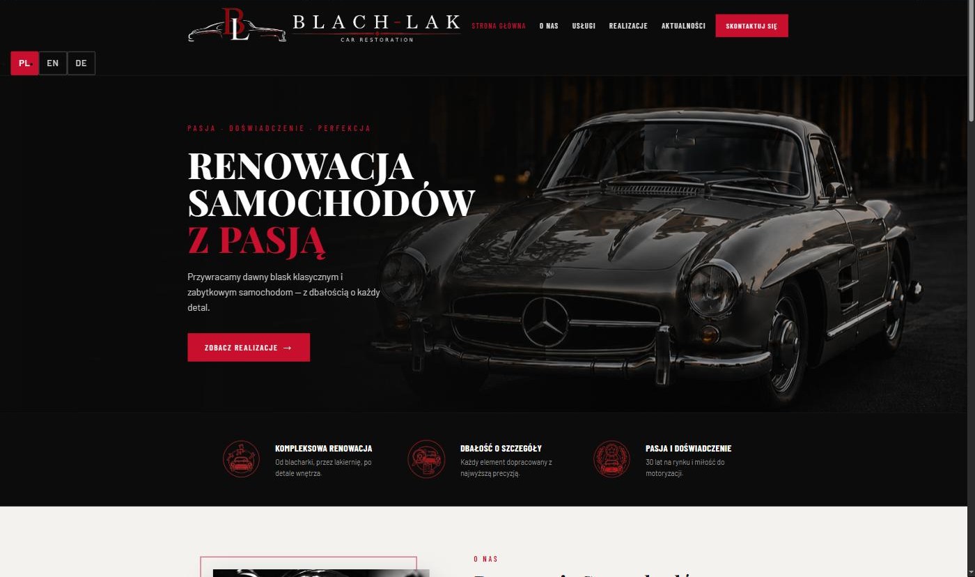 blach-lak.com.pl - realizacja WXQ