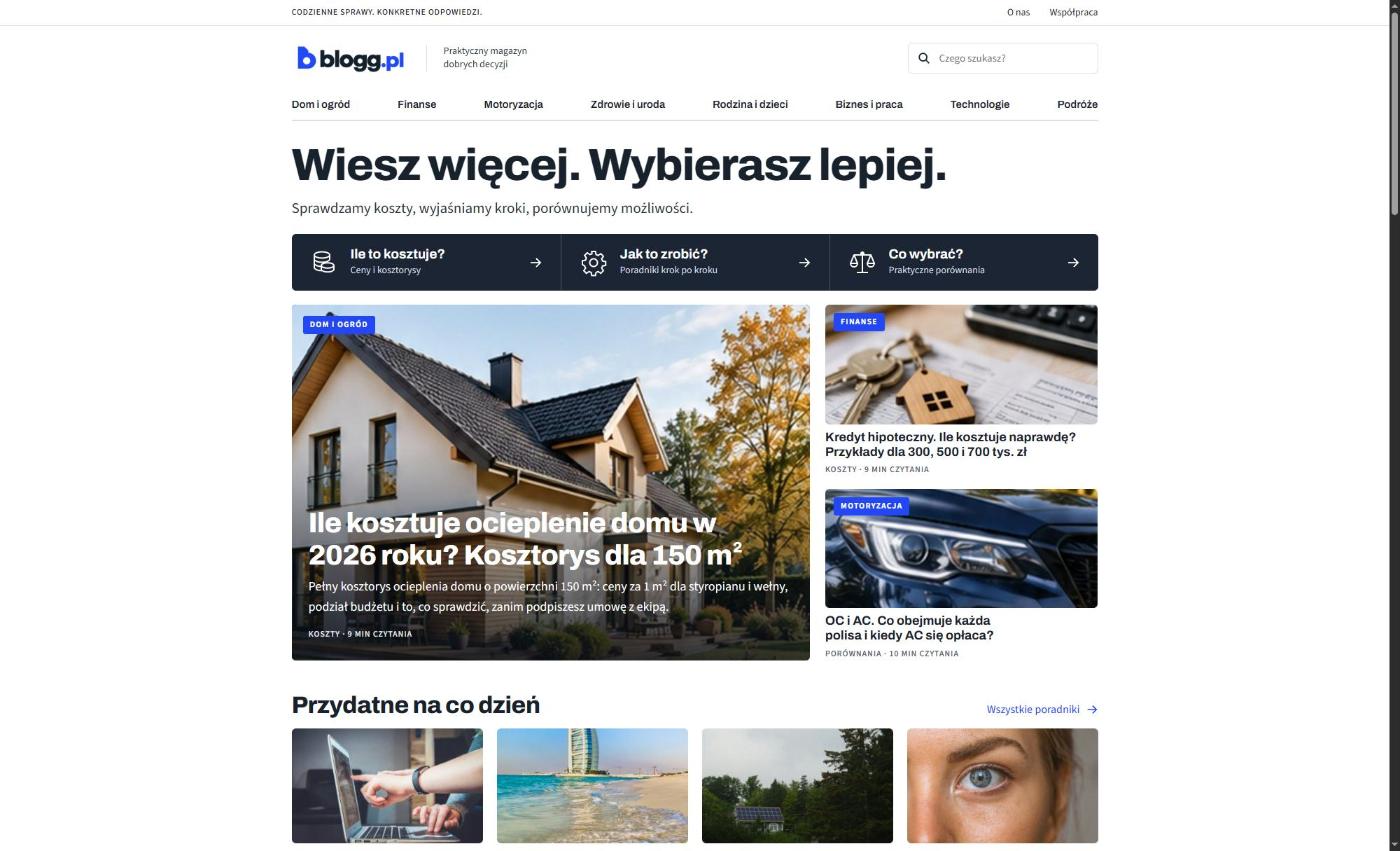 blogg.pl - realizacja WXQ